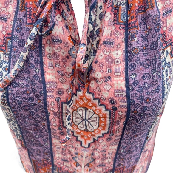 Lucky Brand Short Sleeve Peasant Top SZ XS - Picture 3 of 6